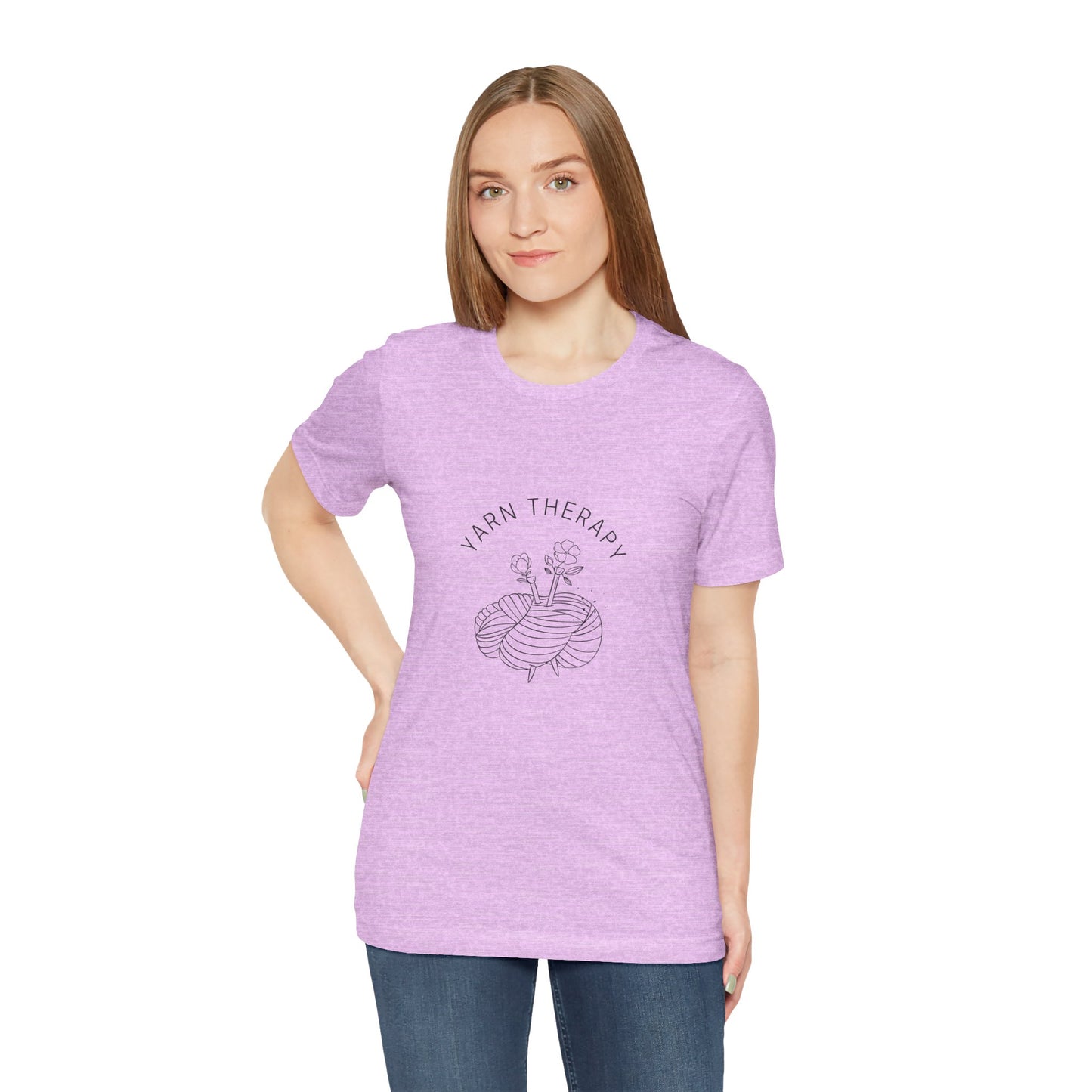Yarn Therapy Tee — Knitting Lover T-Shirt