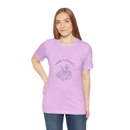 Yarn Therapy Tee — Knitting Lover T-Shirt