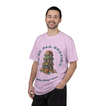 Game Night Besties T-Shirt — "We're All Besties Until Game Night" Graphic Tee