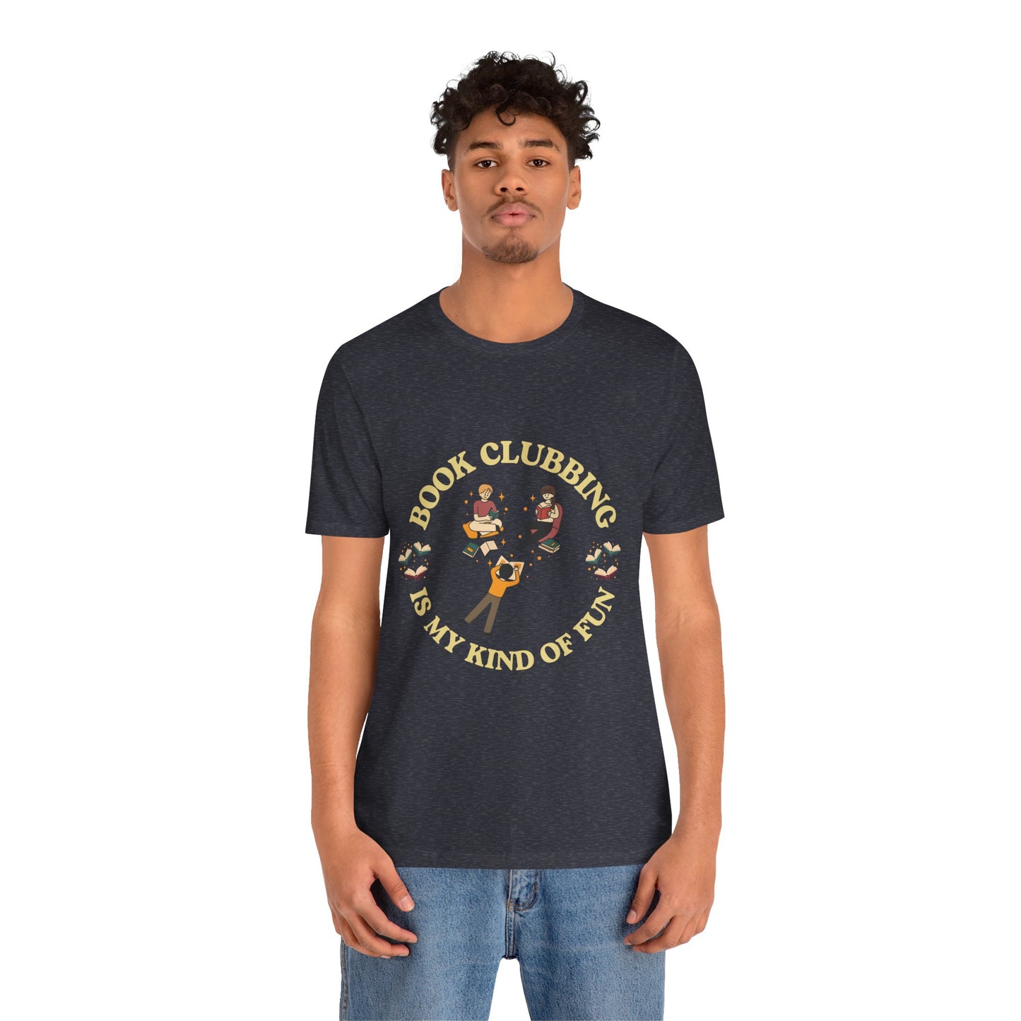 Book Club Tee Book Clubbing Is My Kind Of Fun Graphic Shirt