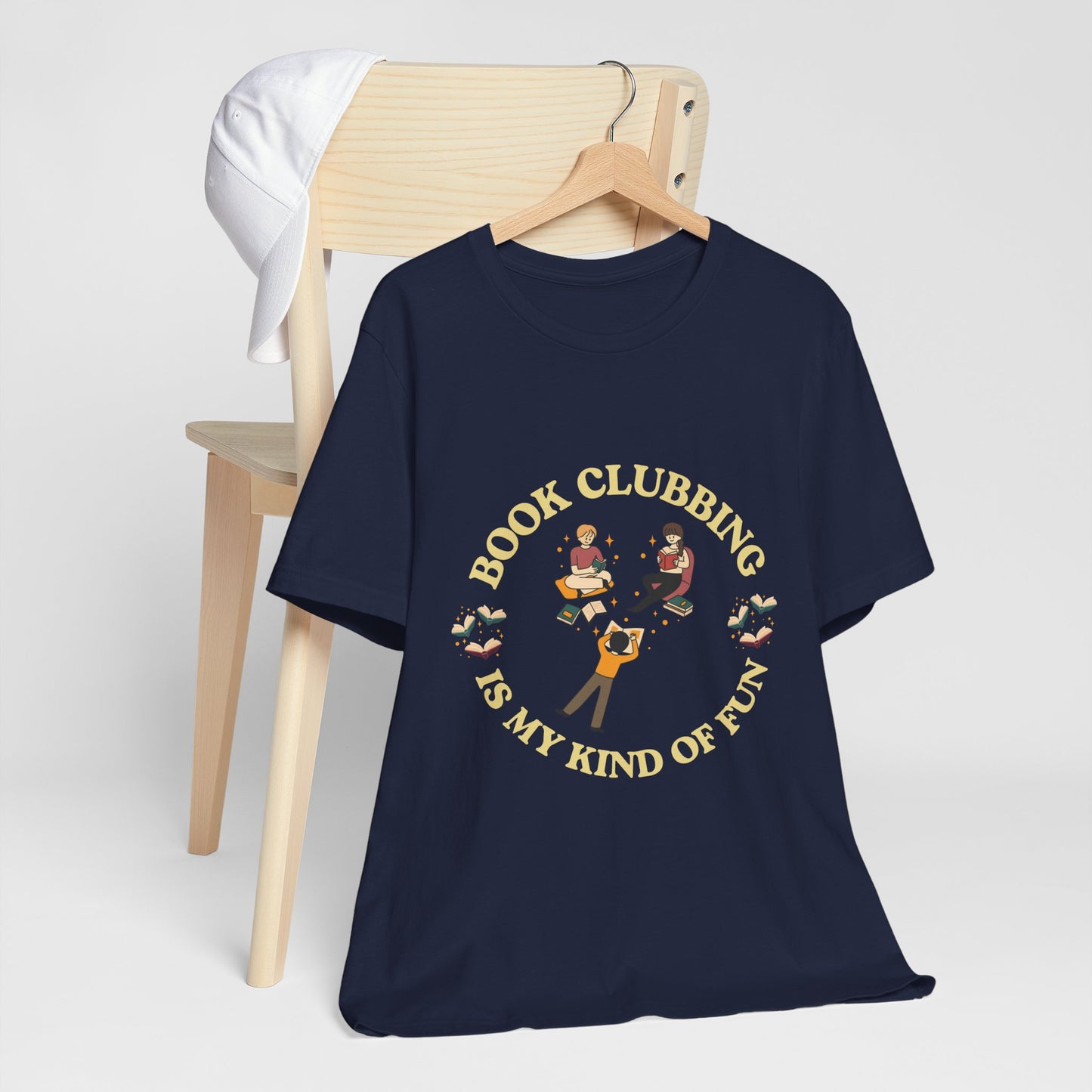 Book Club Tee Book Clubbing Is My Kind Of Fun Graphic Shirt