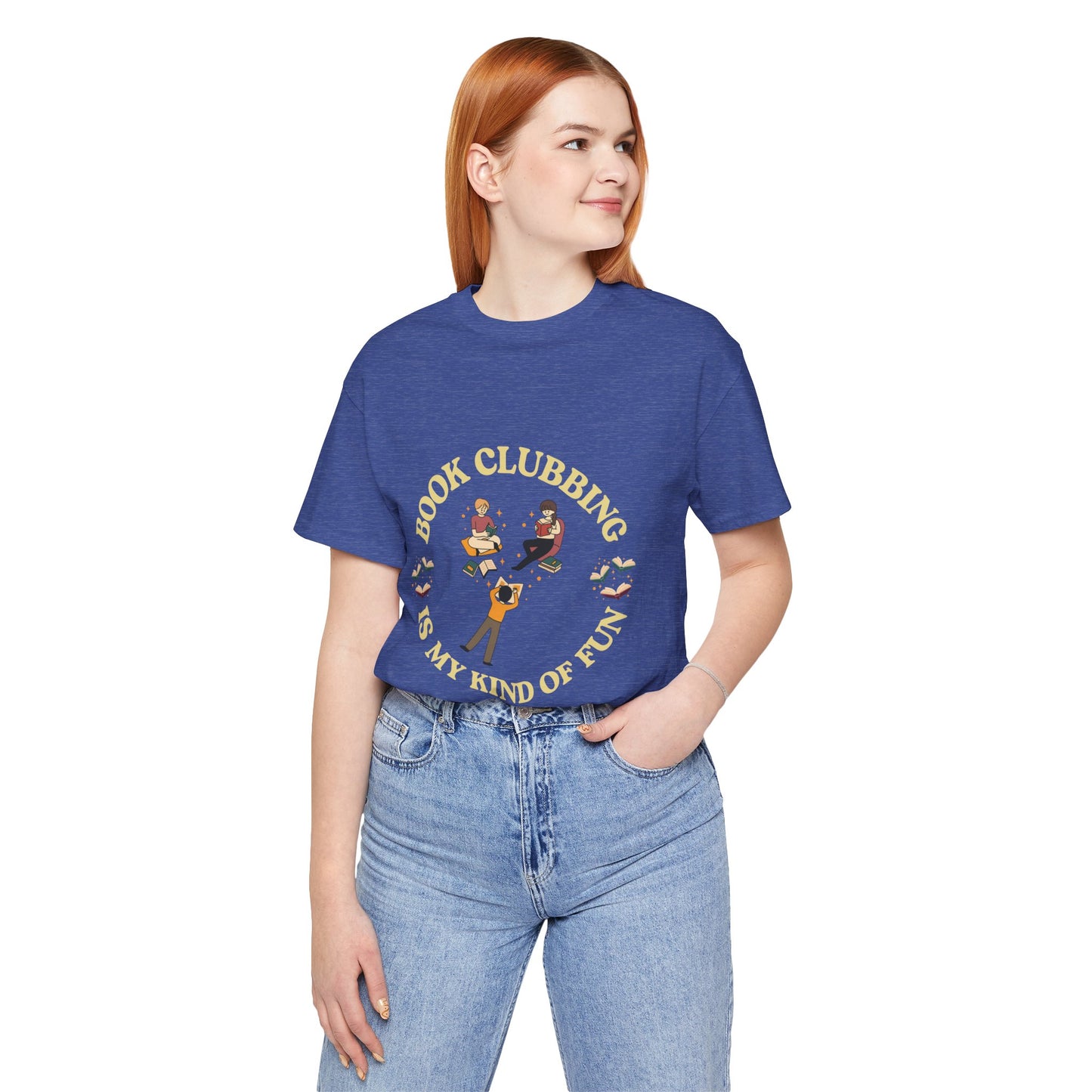 Book Club Tee Book Clubbing Is My Kind Of Fun Graphic Shirt