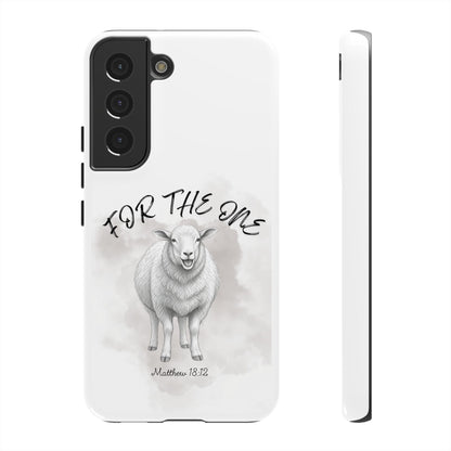Phone Case — For The One Lamb Design Matthew 18:12