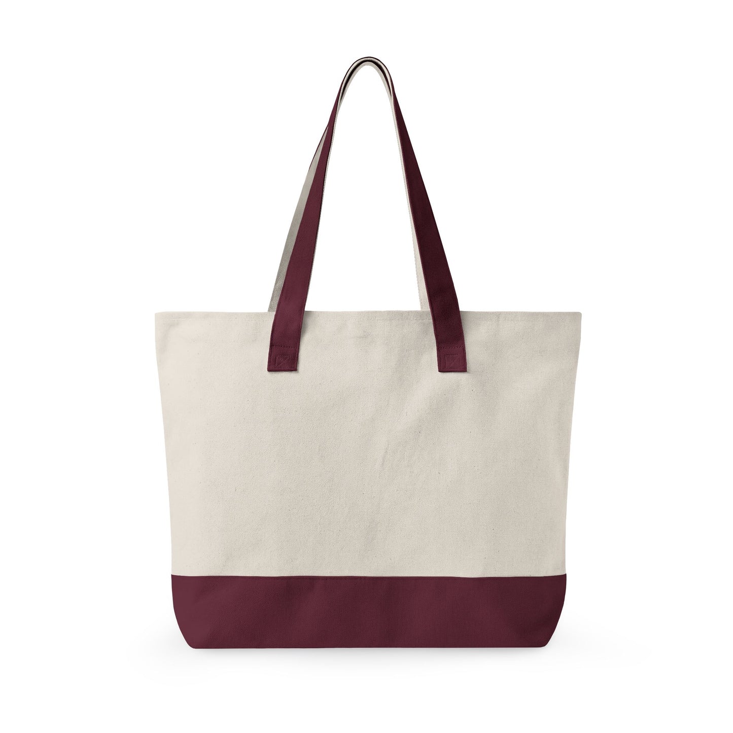 Canvas Tote Bag — Vintage Wave Sunset ‘I Walk the Waves’ Zippered Tote