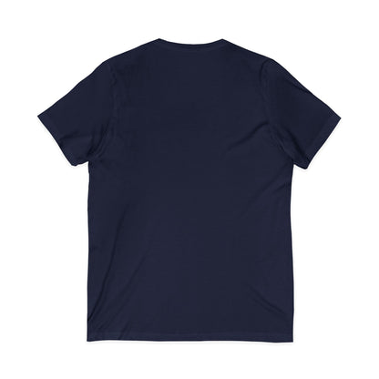Audio Book Lover V‑Neck Tee  Only One More Chapter to Go Floral Bookshelf T‑Shirt