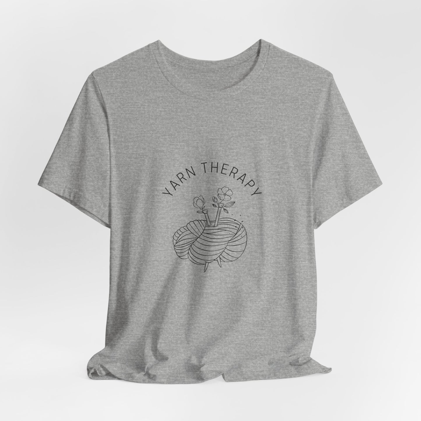 Yarn Therapy Tee — Knitting Lover T-Shirt