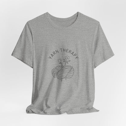 Yarn Therapy Tee — Knitting Lover T-Shirt