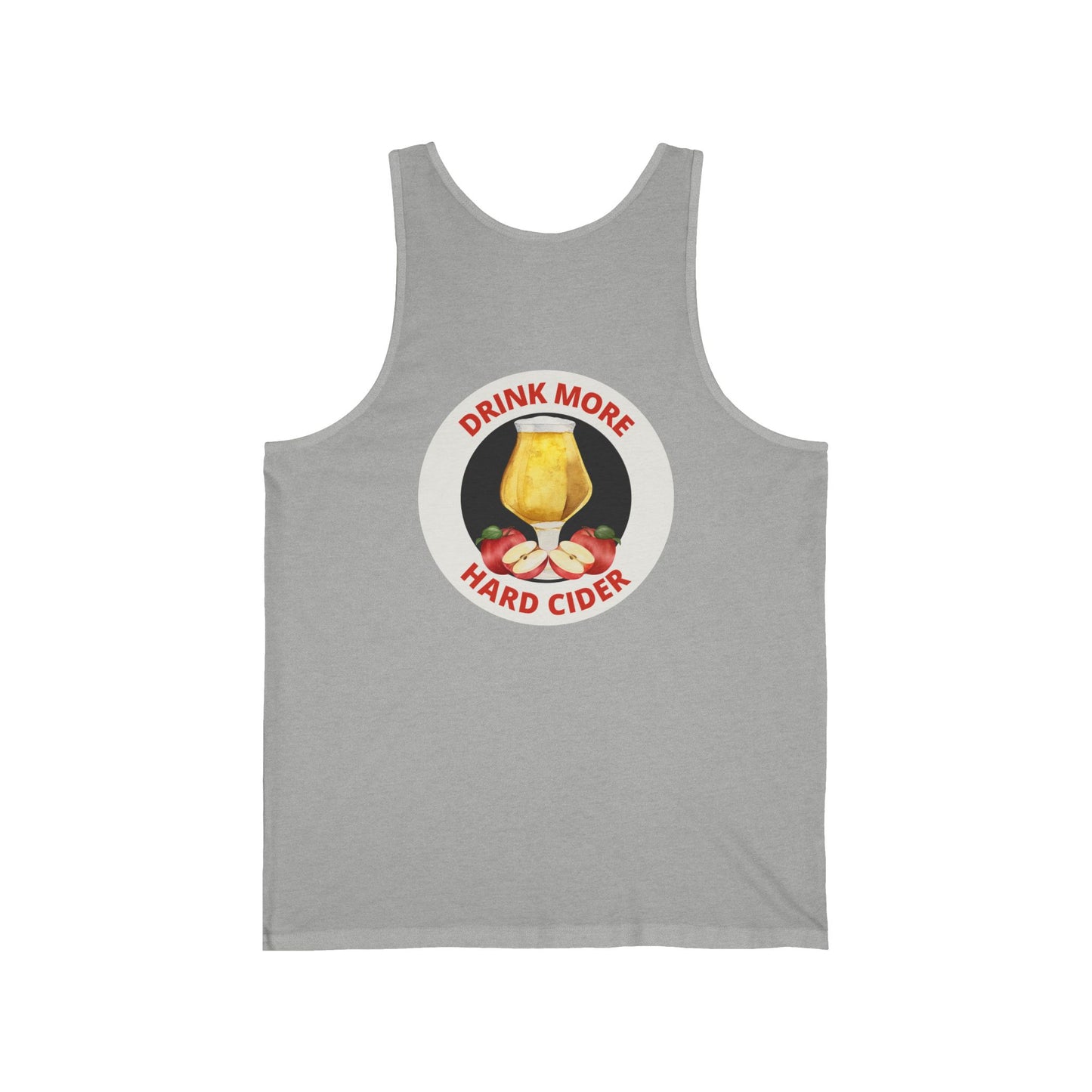 Hard Cider Tank Top — "Drink More Hard Cider" Graphic Beverage Tank