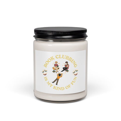 Book Clubbing Soy Candle Book Clubbing Is My Kind of Fun Scented Candle, 9oz