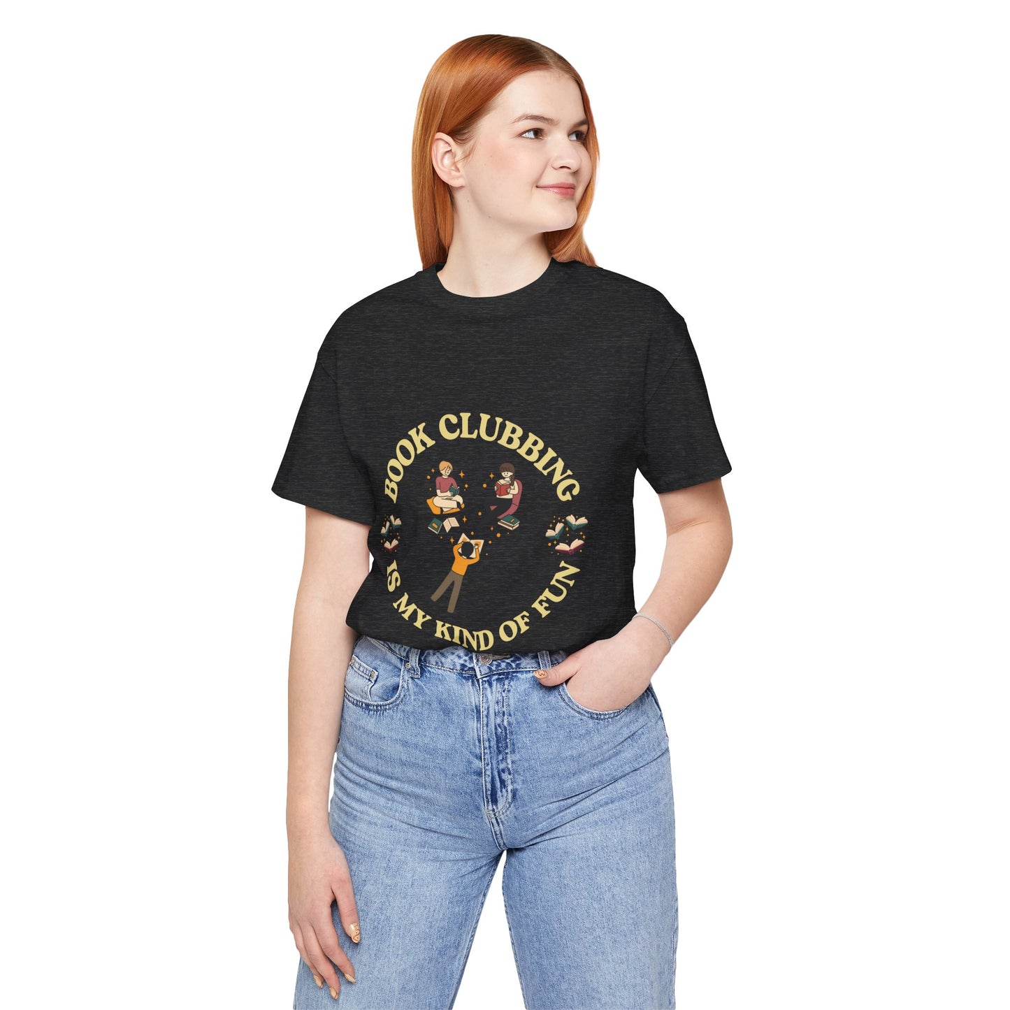 Book Club Tee Book Clubbing Is My Kind Of Fun Graphic Shirt