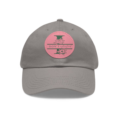 Hat  I dont uinderstand  Leather Patch Baseball Cap