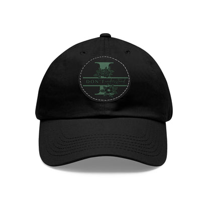 Hat  I dont uinderstand  Leather Patch Baseball Cap