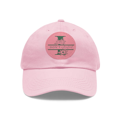 Hat  I dont uinderstand  Leather Patch Baseball Cap