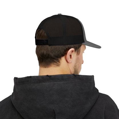Fiber Friend Cap | Trucker Snapback Hat, Mesh Back Embroidered Text
