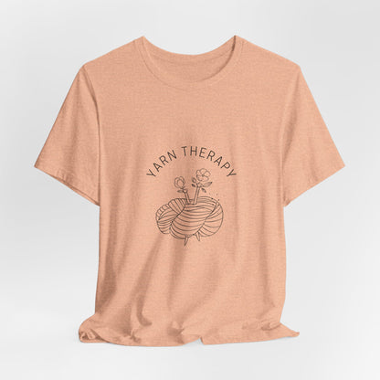 Yarn Therapy Tee — Knitting Lover T-Shirt