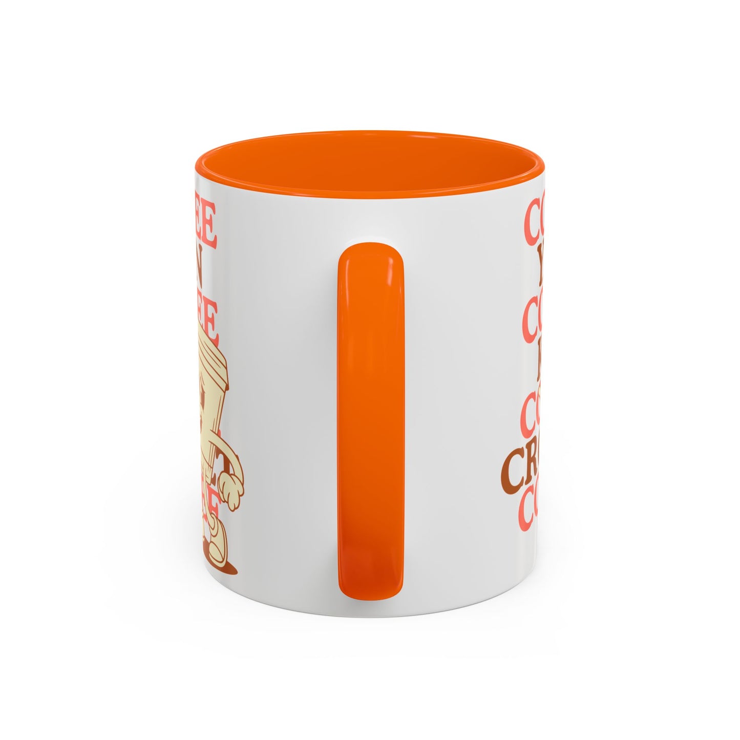 Coffee, Yarn, Knit, Crochet Coffee Mug | Retro Coffee Cup Design