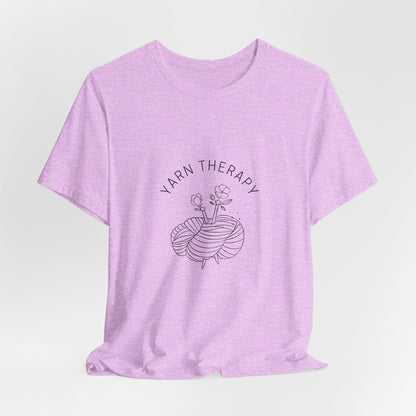 Yarn Therapy Tee — Knitting Lover T-Shirt