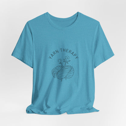 Yarn Therapy Tee — Knitting Lover T-Shirt