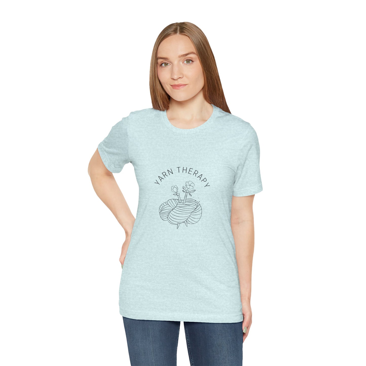 Yarn Therapy Tee — Knitting Lover T-Shirt
