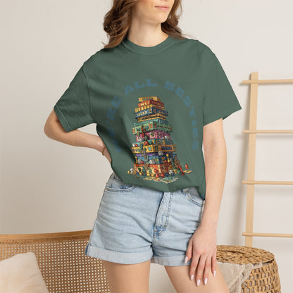 Game Night Besties T-Shirt — "We're All Besties Until Game Night" Graphic Tee