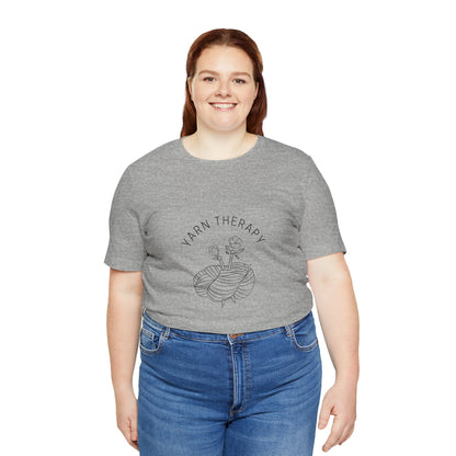 Yarn Therapy Tee — Knitting Lover T-Shirt