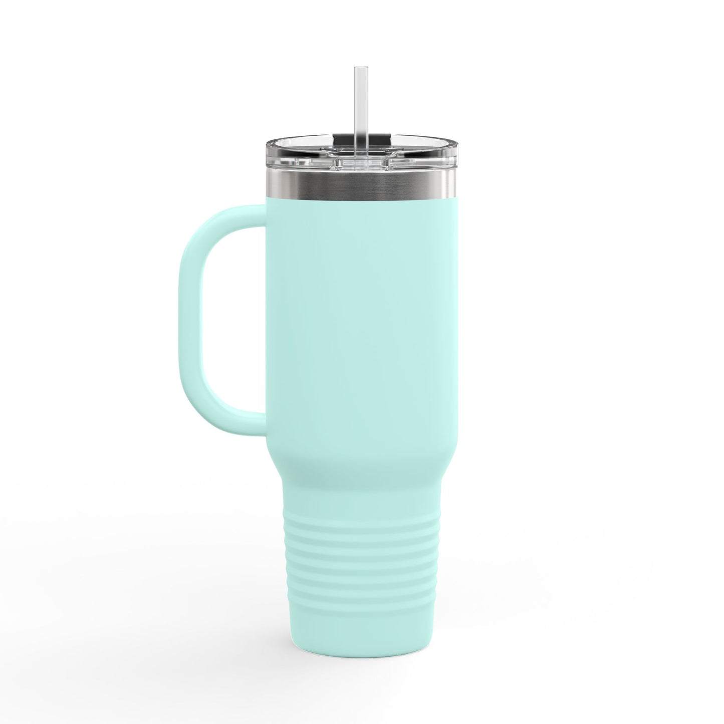 40oz Insulated Travel Mug — "Chaotic Yarn Gremlin" Knitting Lover Tumbler