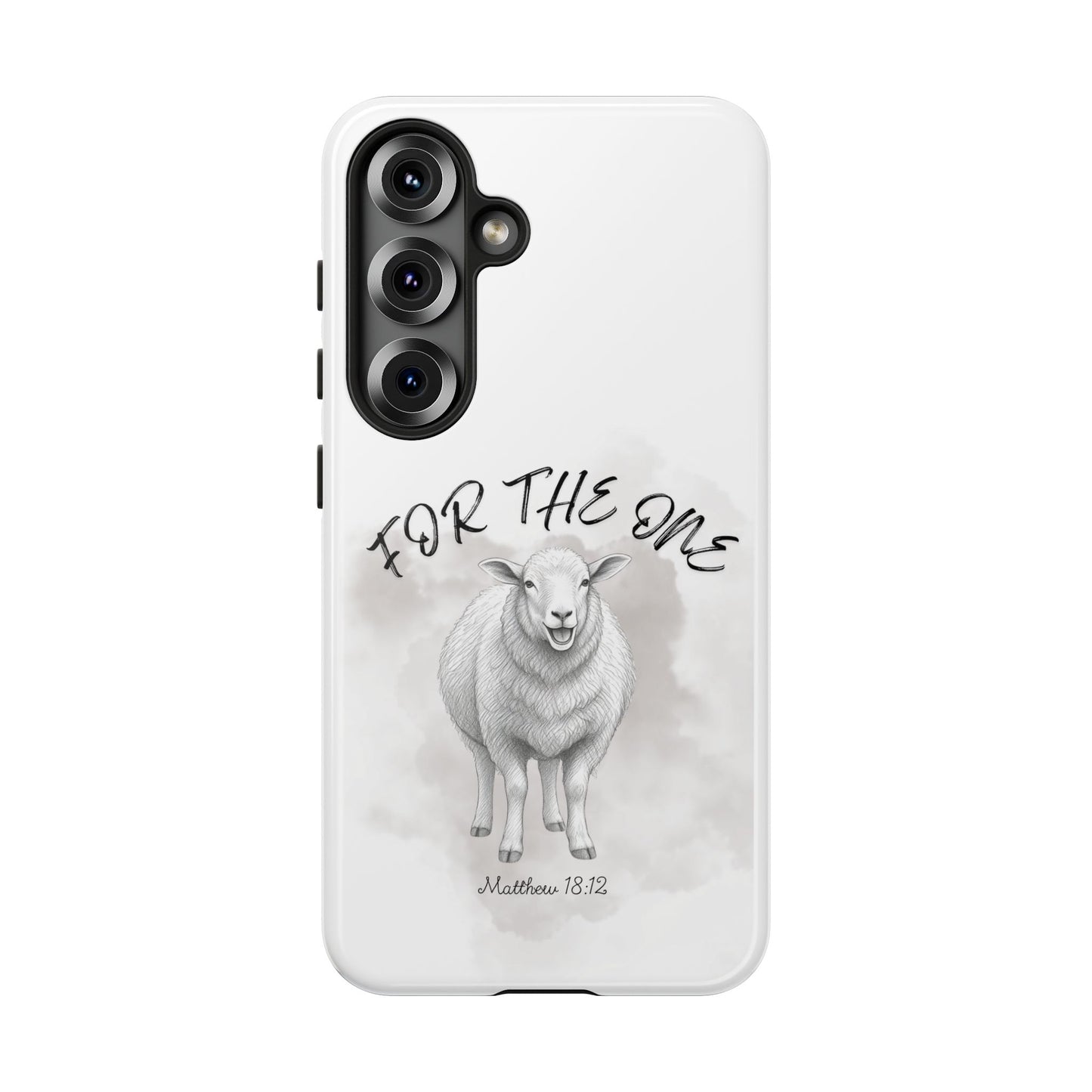 Phone Case — For The One Lamb Design Matthew 18:12