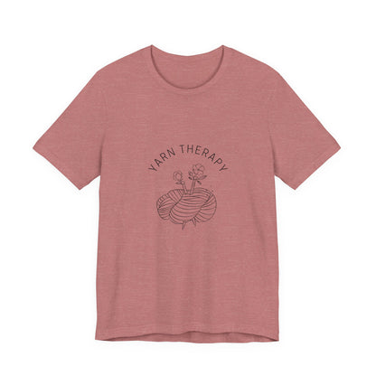 Yarn Therapy Tee — Knitting Lover T-Shirt