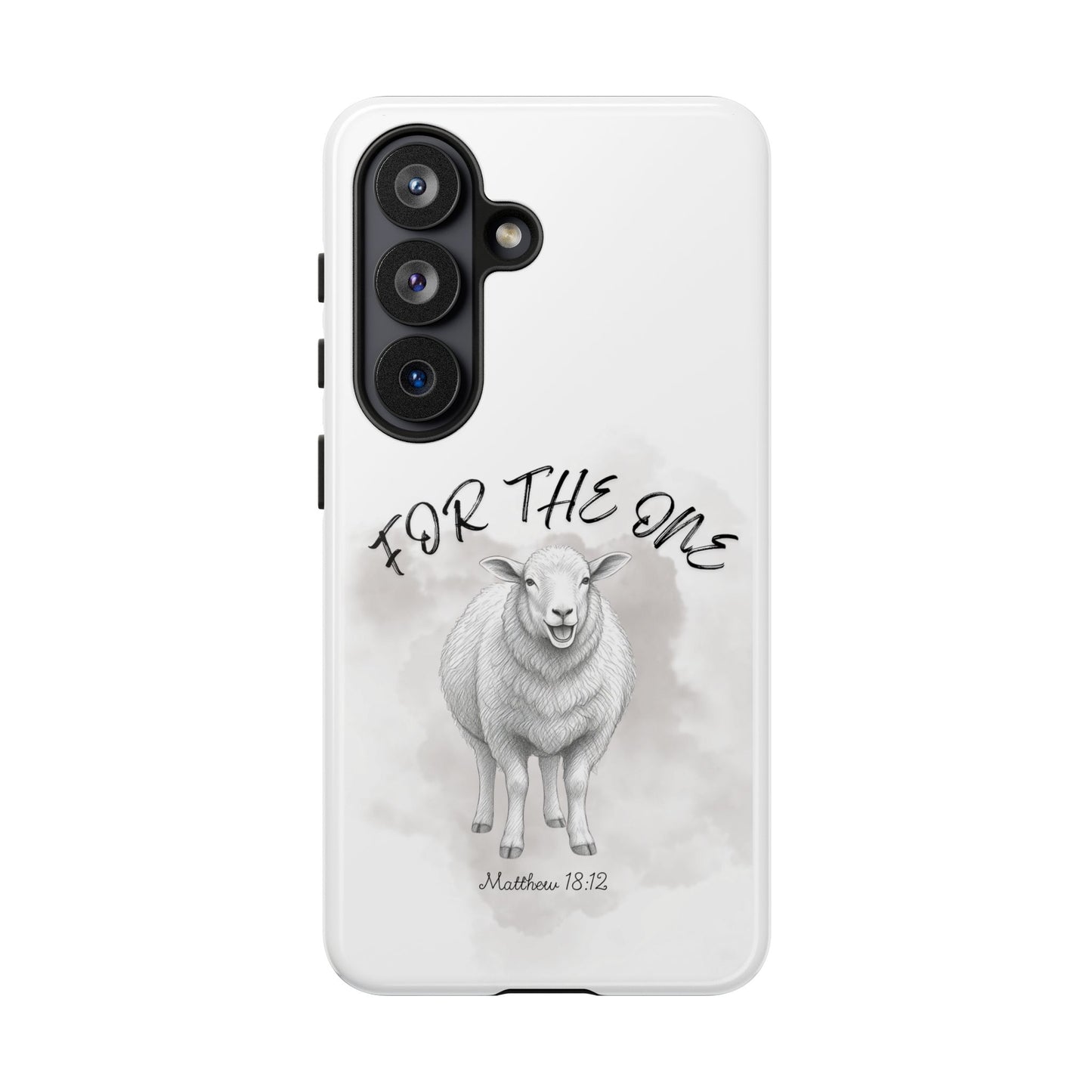 Phone Case — For The One Lamb Design Matthew 18:12