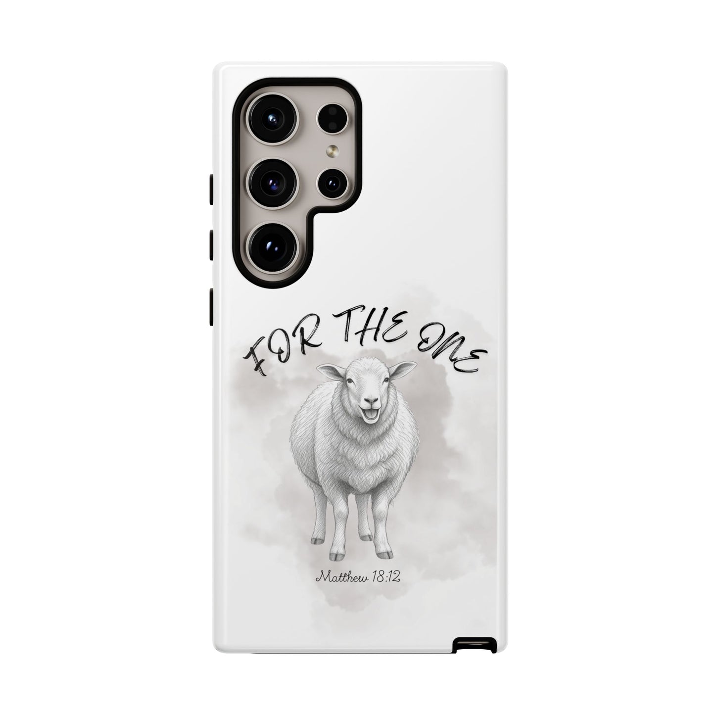 Phone Case — For The One Lamb Design Matthew 18:12