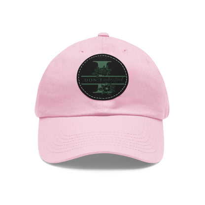 Hat  I dont uinderstand  Leather Patch Baseball Cap
