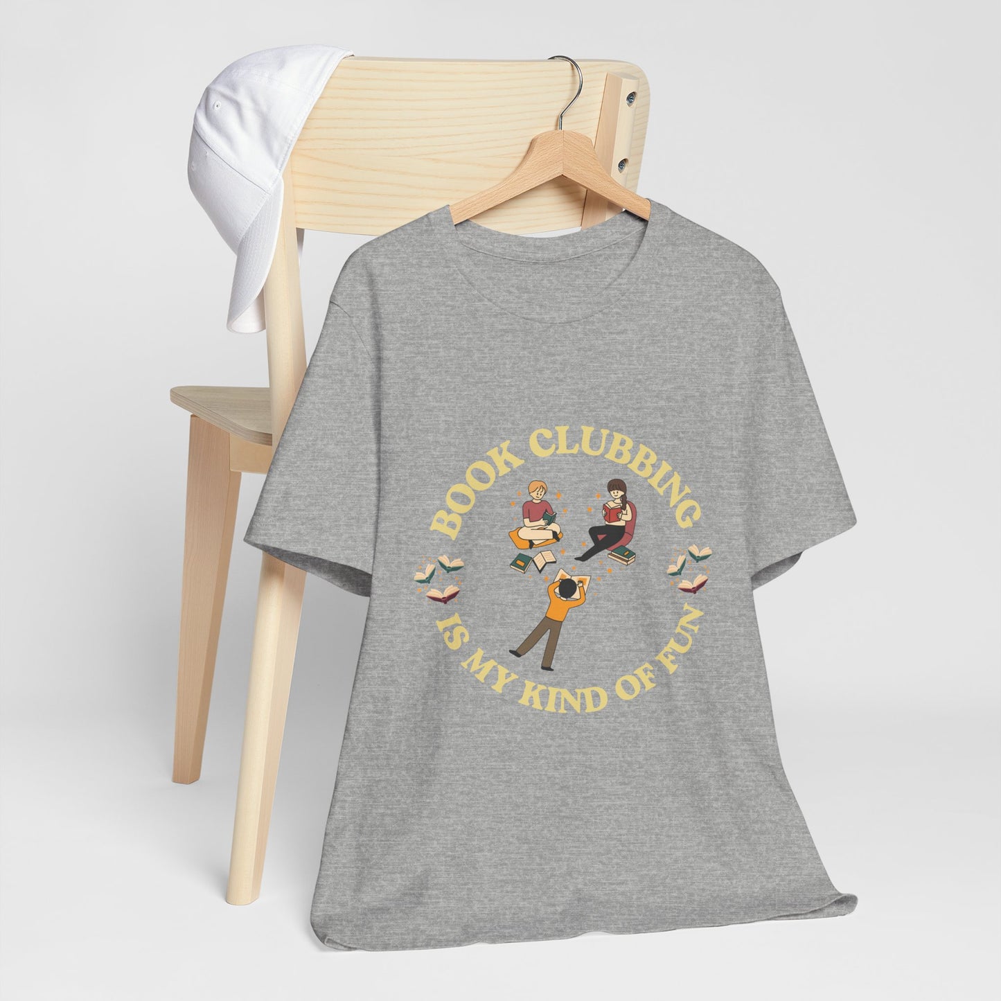 Book Club Tee Book Clubbing Is My Kind Of Fun Graphic Shirt
