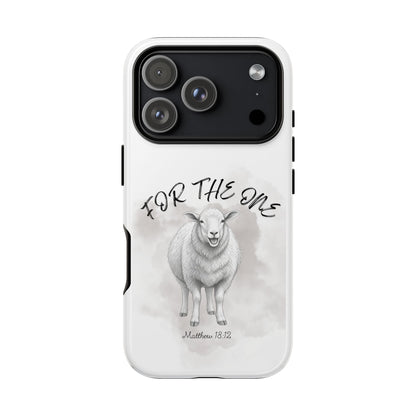 Phone Case — For The One Lamb Design Matthew 18:12