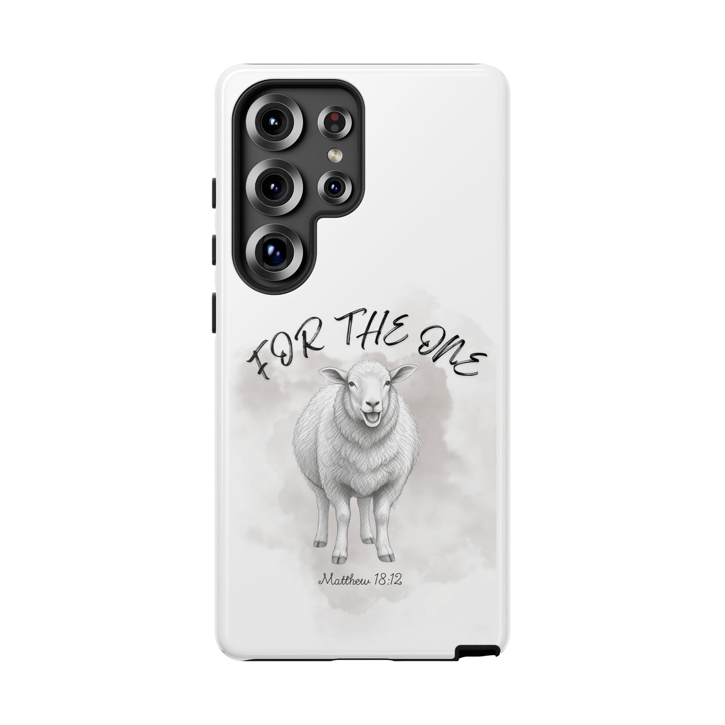 Phone Case — For The One Lamb Design Matthew 18:12