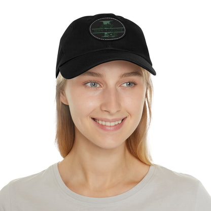 Hat  I dont uinderstand  Leather Patch Baseball Cap