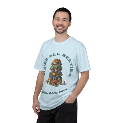 Game Night Besties T-Shirt — "We're All Besties Until Game Night" Graphic Tee