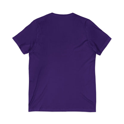 Audio Book Lover V‑Neck Tee  Only One More Chapter to Go Floral Bookshelf T‑Shirt