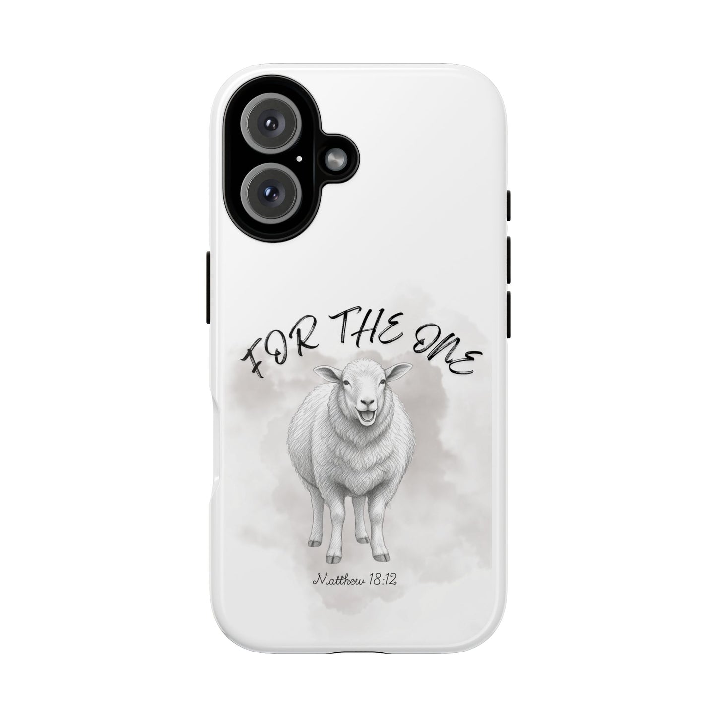 Phone Case — For The One Lamb Design Matthew 18:12