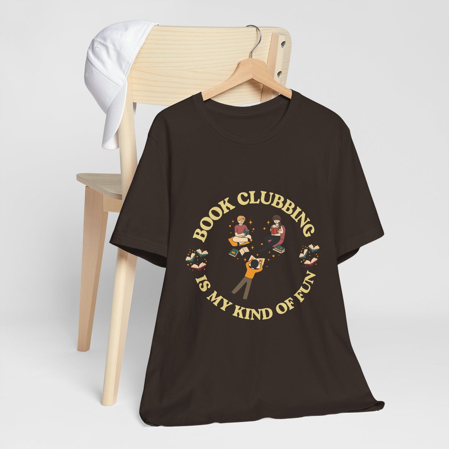 Book Club Tee Book Clubbing Is My Kind Of Fun Graphic Shirt