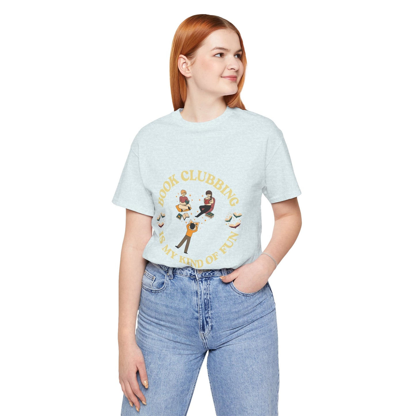 Book Club Tee Book Clubbing Is My Kind Of Fun Graphic Shirt