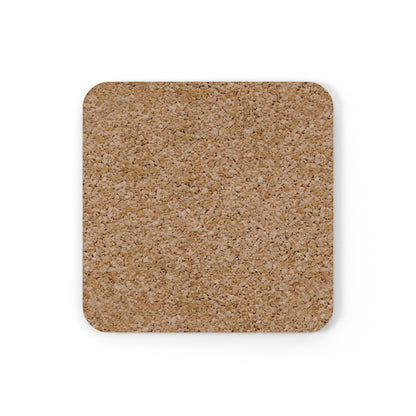 Drink More Hard Cider Cork Back Coaster — Apple Cider Bar Drink Coaster