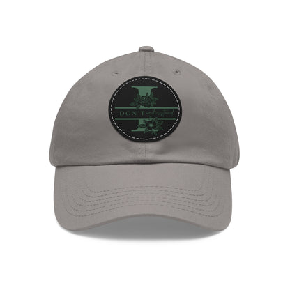 Hat  I dont uinderstand  Leather Patch Baseball Cap