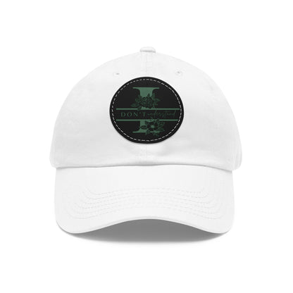 Hat  I dont uinderstand  Leather Patch Baseball Cap
