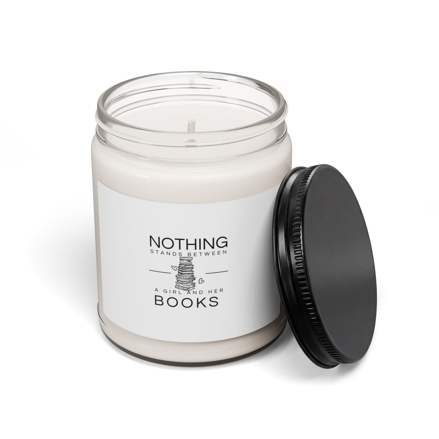 Nothing Stands Between a Girl and Her Books — Scented Soy Candle (9 oz)