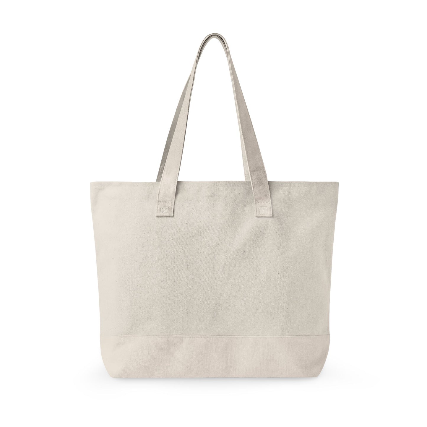 Canvas Tote Bag — Vintage Wave Sunset ‘I Walk the Waves’ Zippered Tote