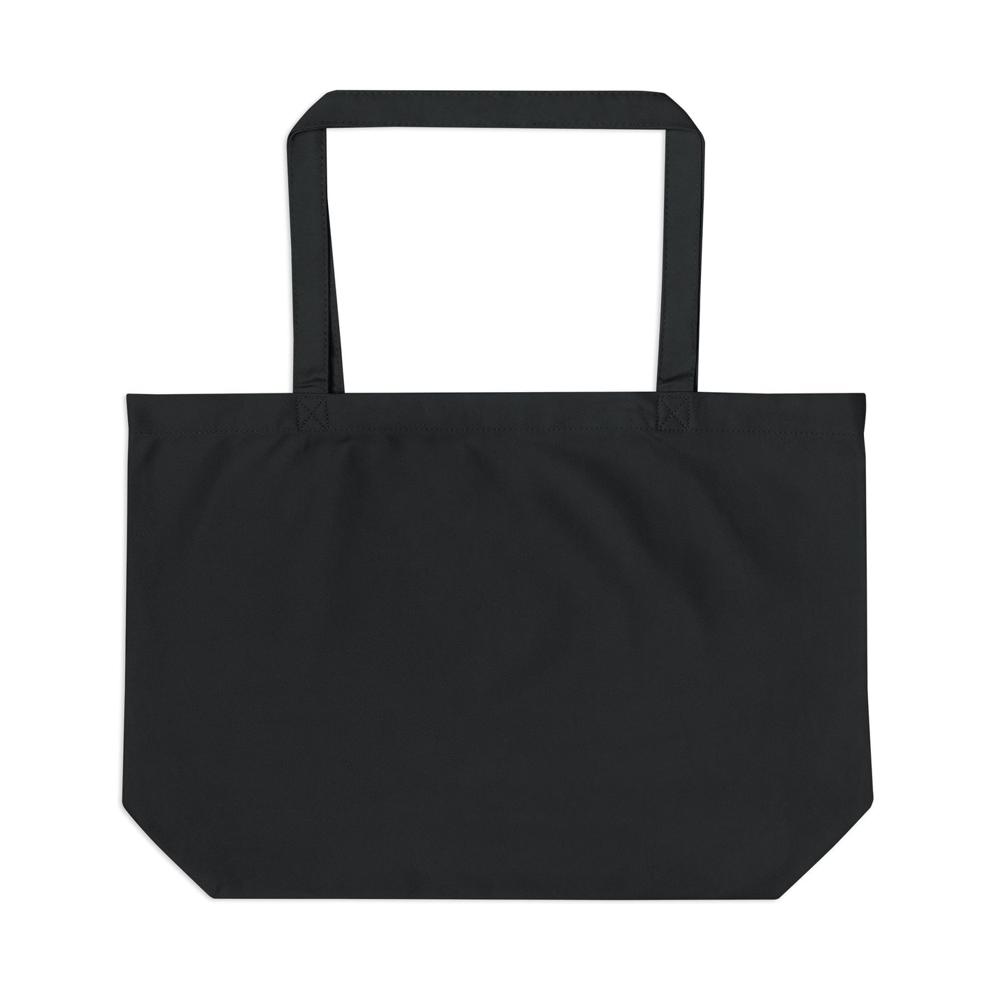 Beach Day Canvas Tote Bag – "Knit Girl Summer" Illustrated Eco Shopper