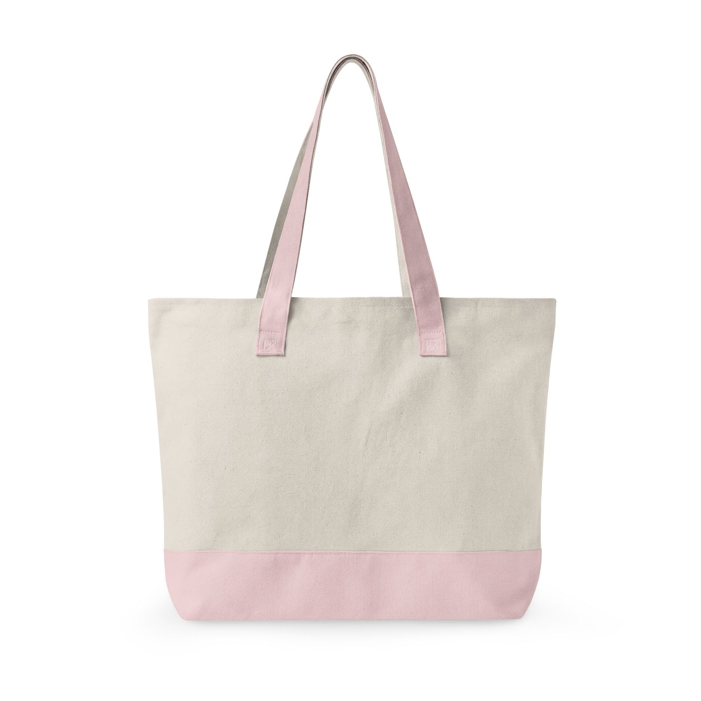 Canvas Tote Bag — Vintage Wave Sunset ‘I Walk the Waves’ Zippered Tote