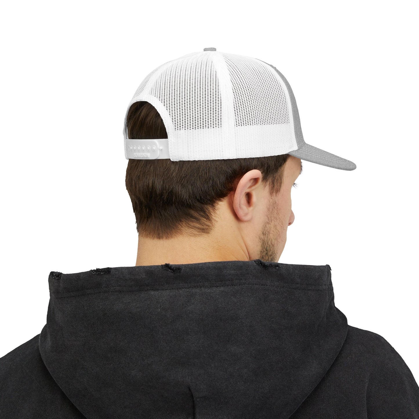 Fiber Friend Cap | Trucker Snapback Hat, Mesh Back Embroidered Text