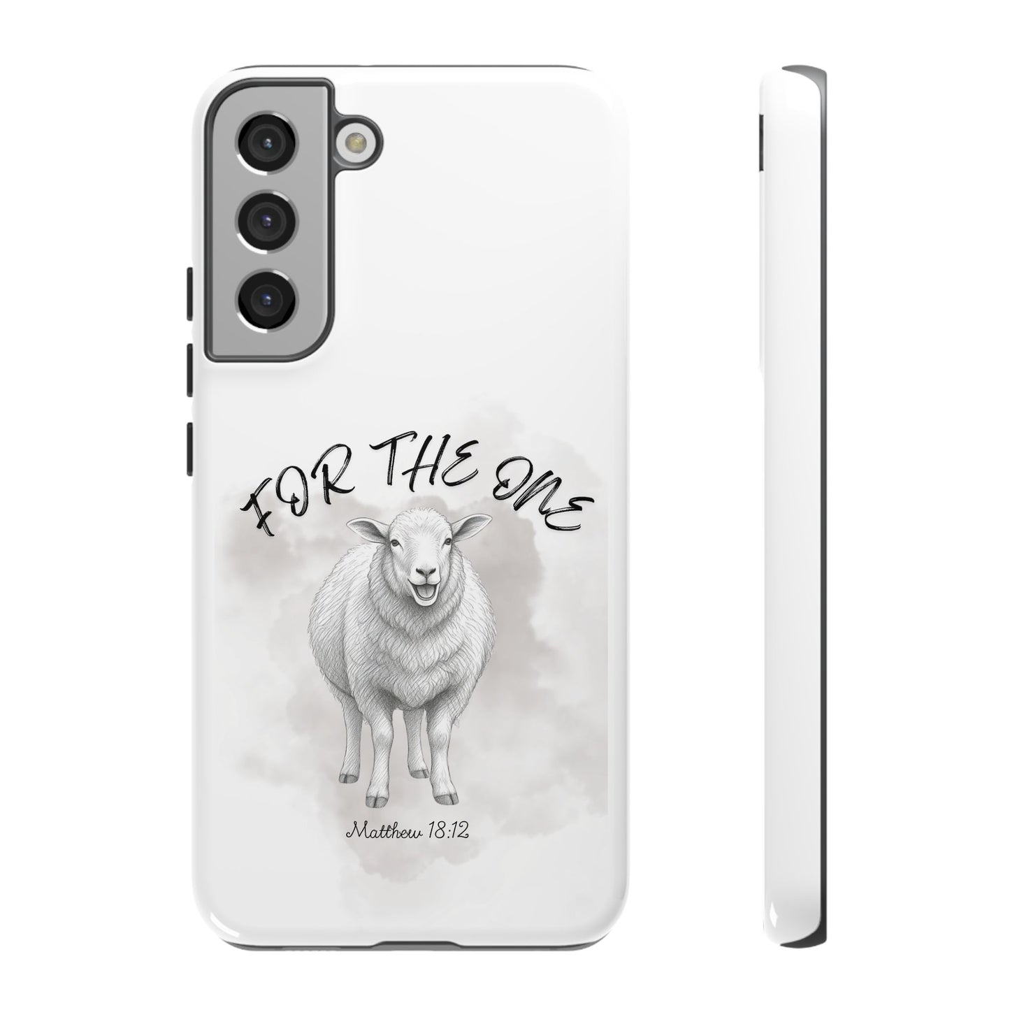 Phone Case — For The One Lamb Design Matthew 18:12