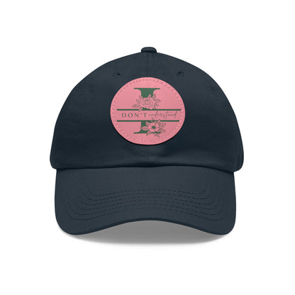Hat  I dont uinderstand  Leather Patch Baseball Cap